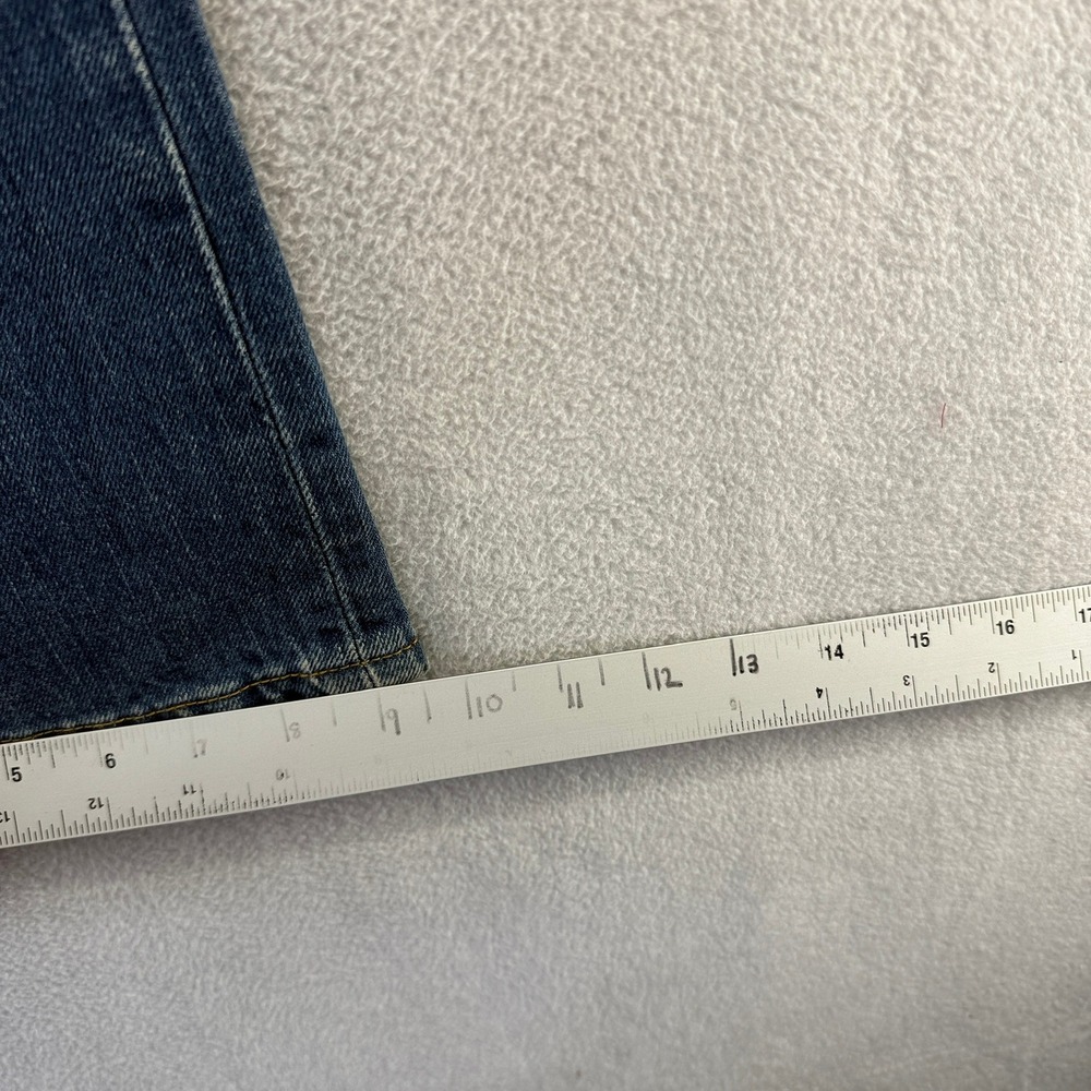 Vintage Levis Jeans Mens 30x34 Blue 512 Bootcut Denim Whisker Faded Baggy y2k - Picture 6 of 12